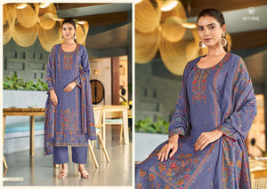 Sunrise Sefali Modal Silk Dress Material