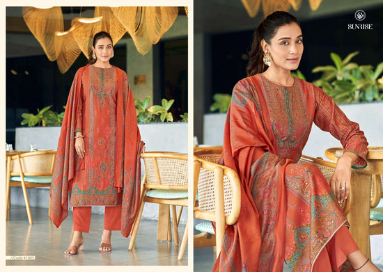 Sunrise Sefali Modal Silk Dress Material