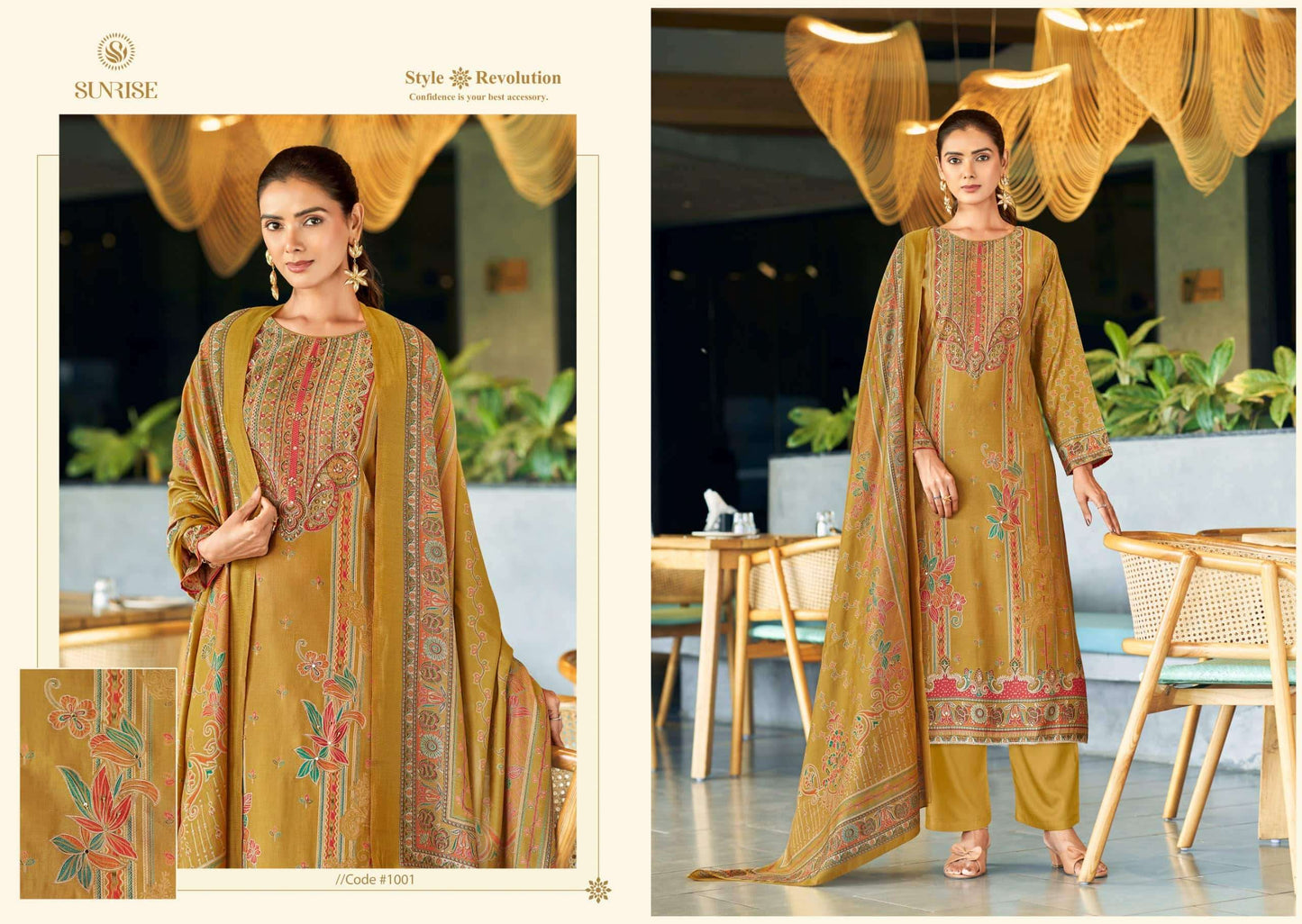 Sunrise Sefali Modal Silk Dress Material