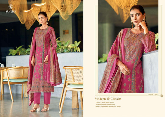 Sunrise Sefali Modal Silk Dress Material - Amrah Wholesale