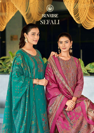 Sunrise Sefali Modal Silk Dress Material - Amrah Wholesale
