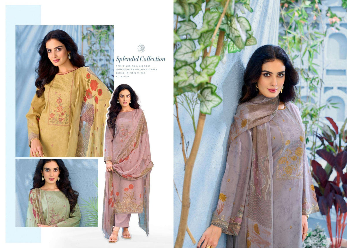 Sunrise Shahi Cotton Lawn Dress Material - Amrah Wholesale