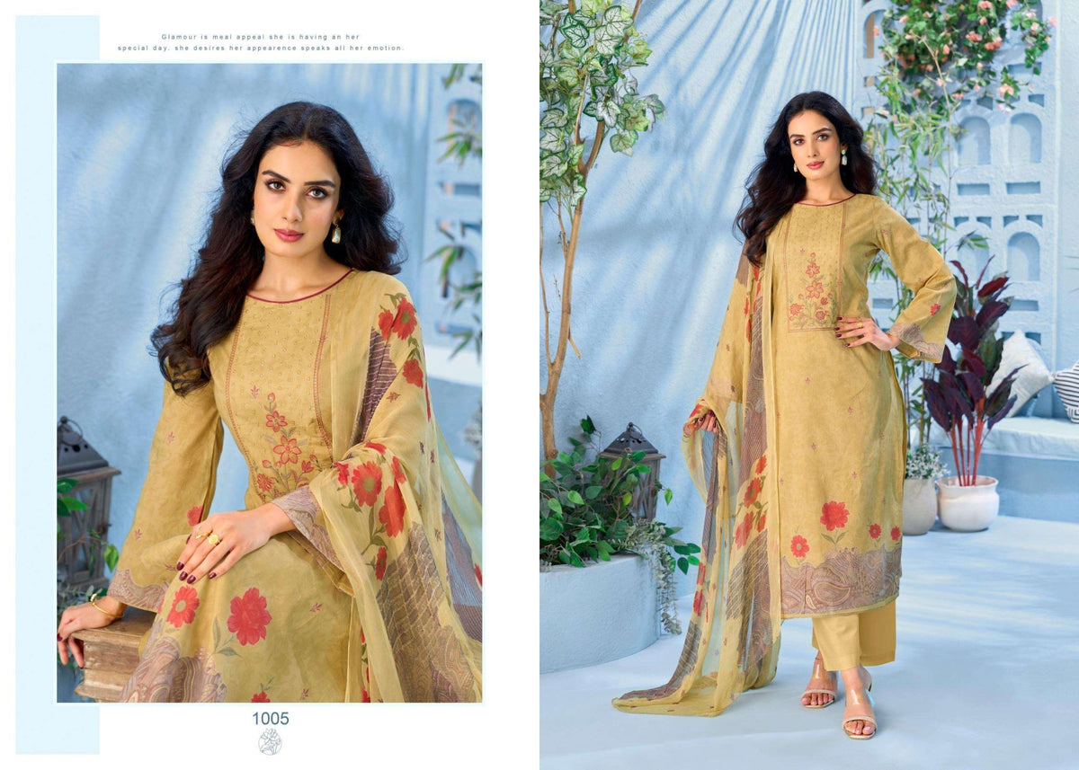 Sunrise Shahi Cotton Lawn Dress Material - Amrah Wholesale