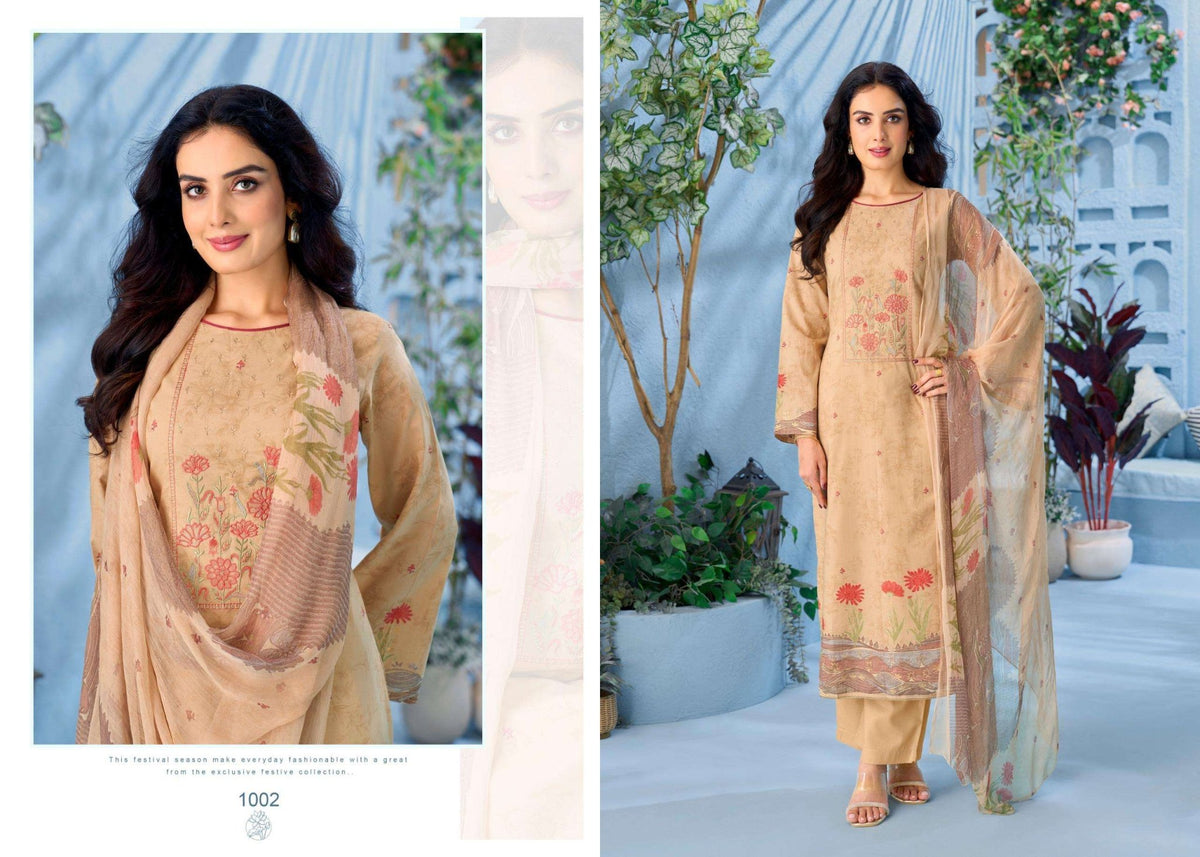 Sunrise Shahi Cotton Lawn Dress Material - Amrah Wholesale