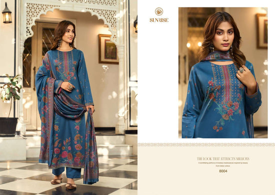 Sunrise Shilpa Vol 8 Heavy Jam Satin Dress Material - Amrah Wholesale