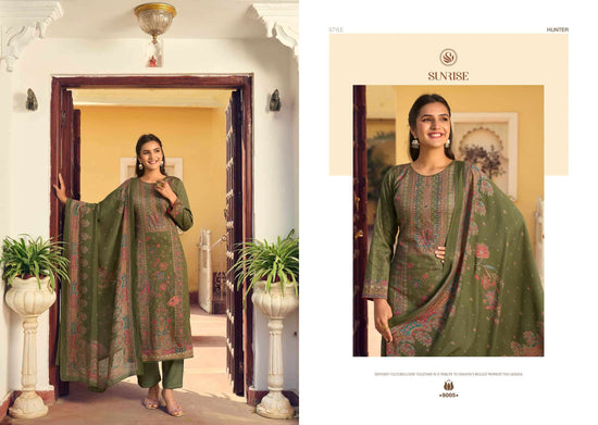Sunrise Shilpa Vol 9 Jam Satin Dress Material