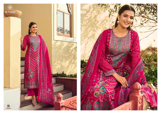 Sunrise Shilpa Vol 9 Jam Satin Dress Material