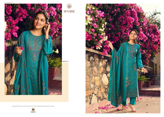 Sunrise Shilpa Vol 9 Jam Satin Dress Material