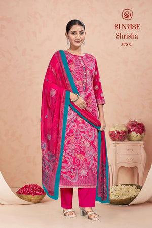 Sunrise Shrisha 353 Jam Satin Pakistani Suit