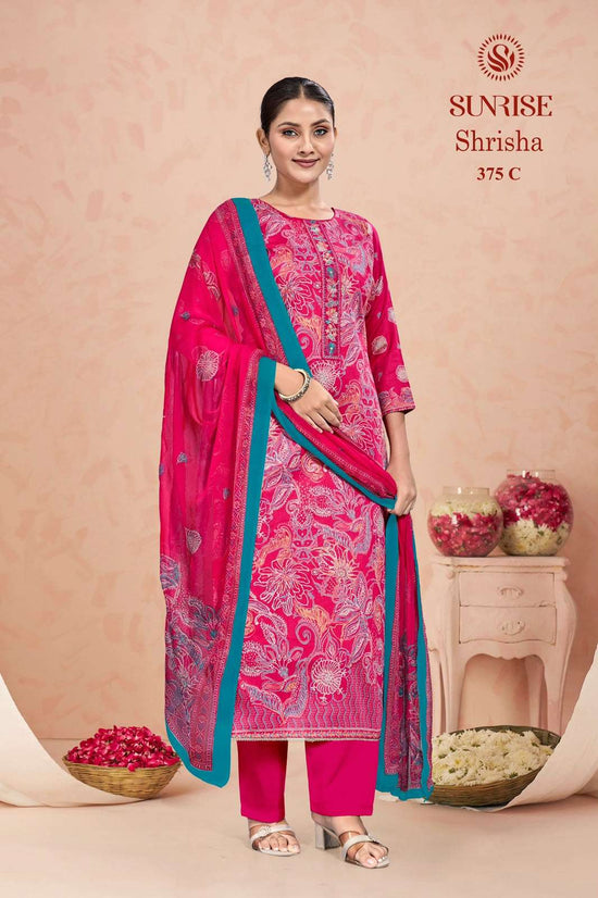 Sunrise Shrisha 353 Jam Satin Pakistani Suit