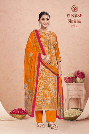 Sunrise Shrisha 353 Jam Satin Pakistani Suit
