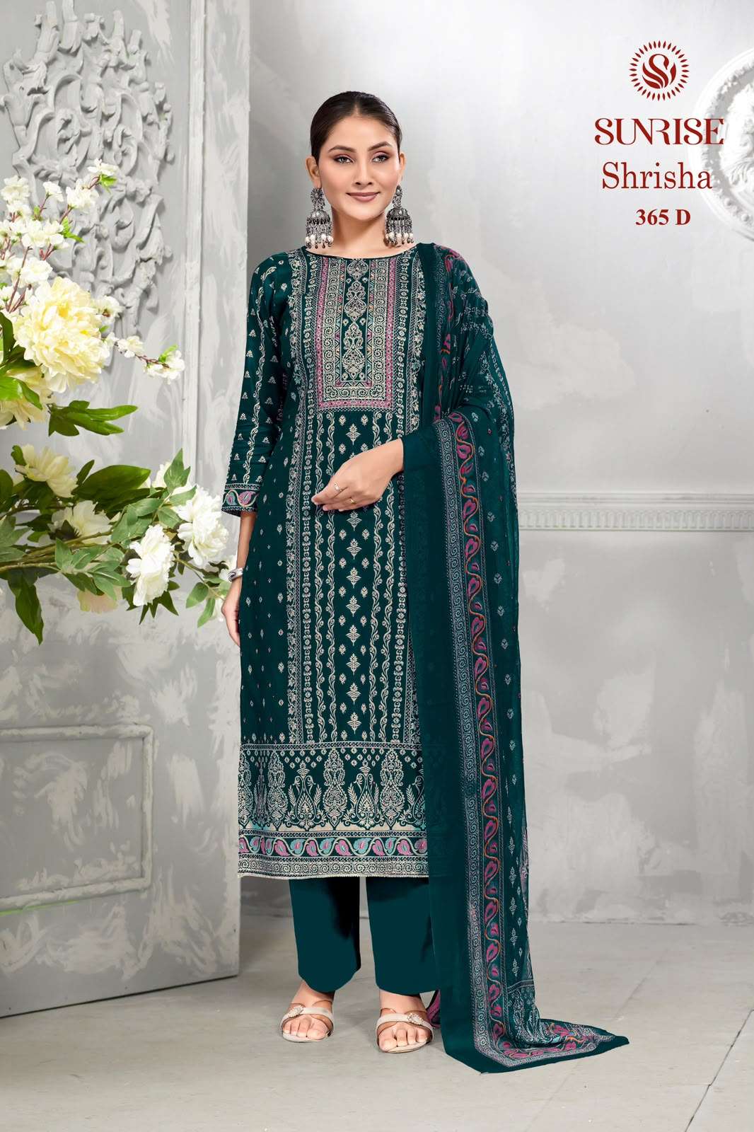 Sunrise Shrisha 365 Heavy Jam Satin Dress Material Collection