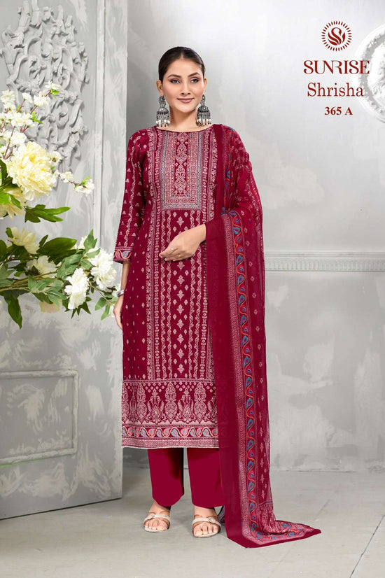 Sunrise Shrisha 365 Heavy Jam Satin Dress Material Collection