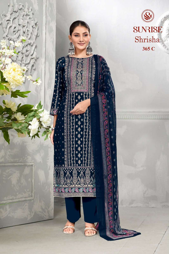 Sunrise Shrisha 365 Heavy Jam Satin Dress Material Collection