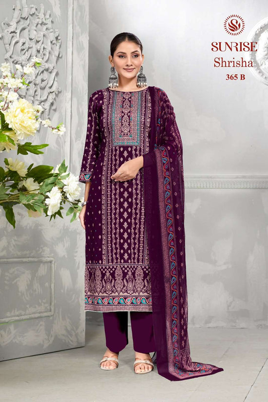 Sunrise Shrisha 365 Heavy Jam Satin Dress Material Collection