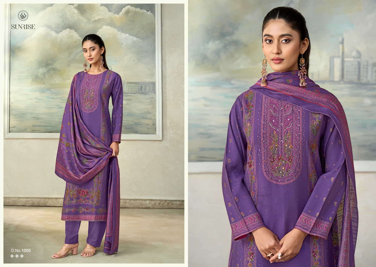Sunrise Singhar Vintage Silk Dress Material