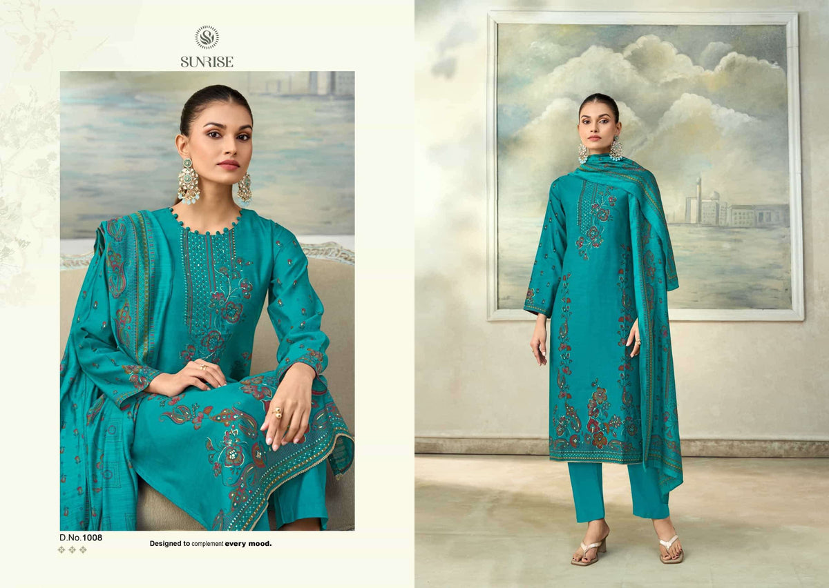 Sunrise Singhar Vintage Silk Dress Material