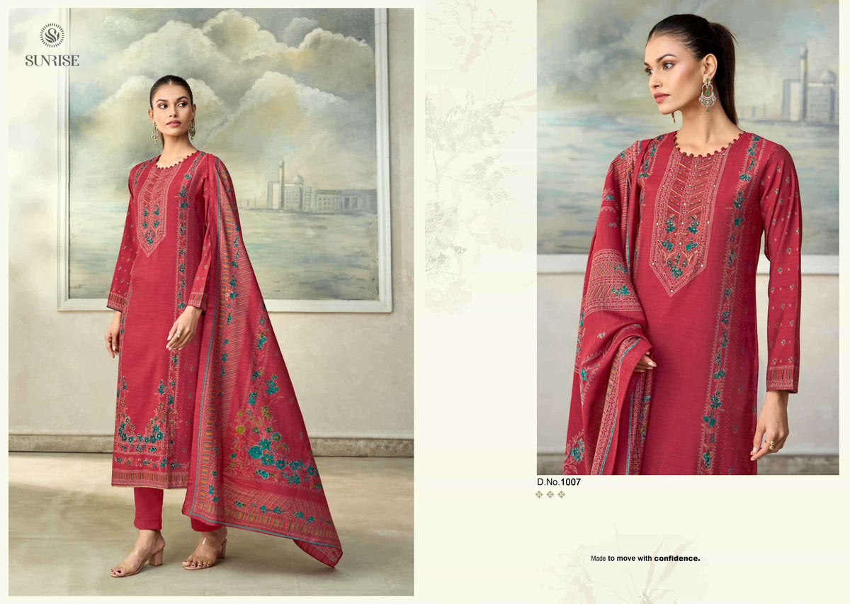 Sunrise Singhar Vintage Silk Dress Material