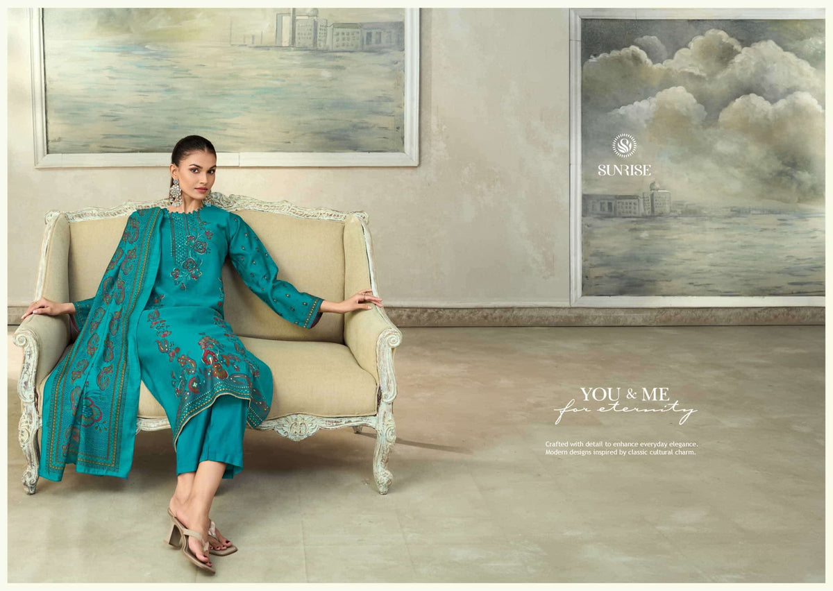 Sunrise Singhar Vintage Silk Dress Material