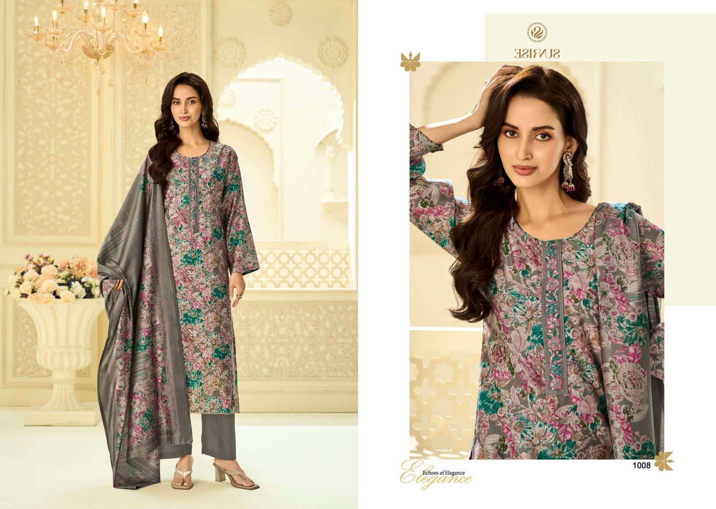 Sunrise Sitara Bostone Silk Dress Material
