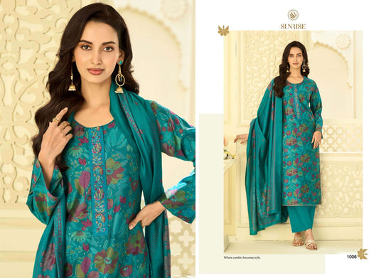 Sunrise Sitara Bostone Silk Dress Material