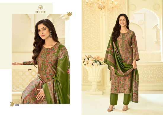 Sunrise Sitara Bostone Silk Dress Material