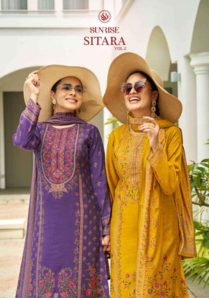 Sunrise Sitara Vol 2 Fancy Silk Dress Material