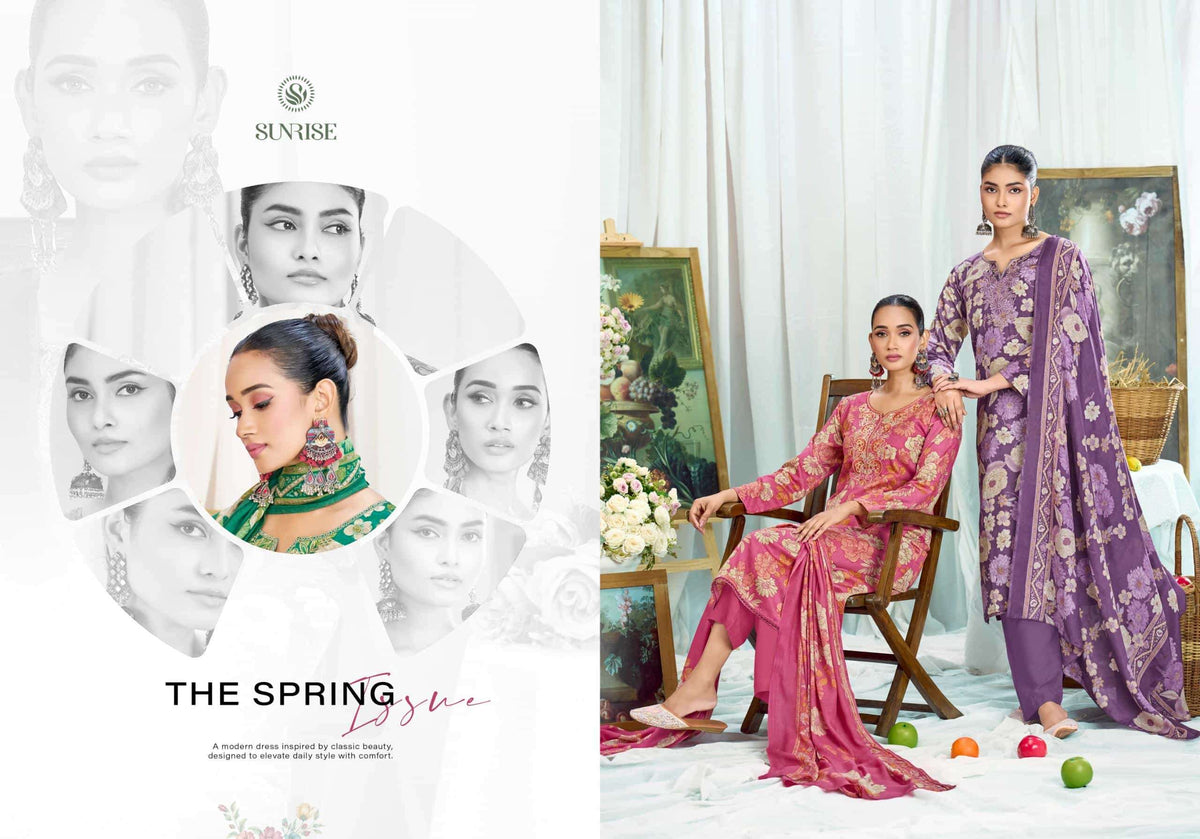 Sunrise Sneha Dress Material - Amrah Wholesale