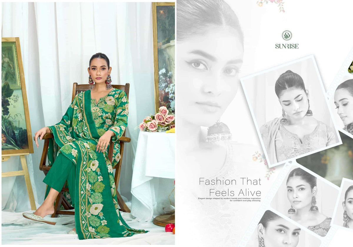 Sunrise Sneha Dress Material - Amrah Wholesale
