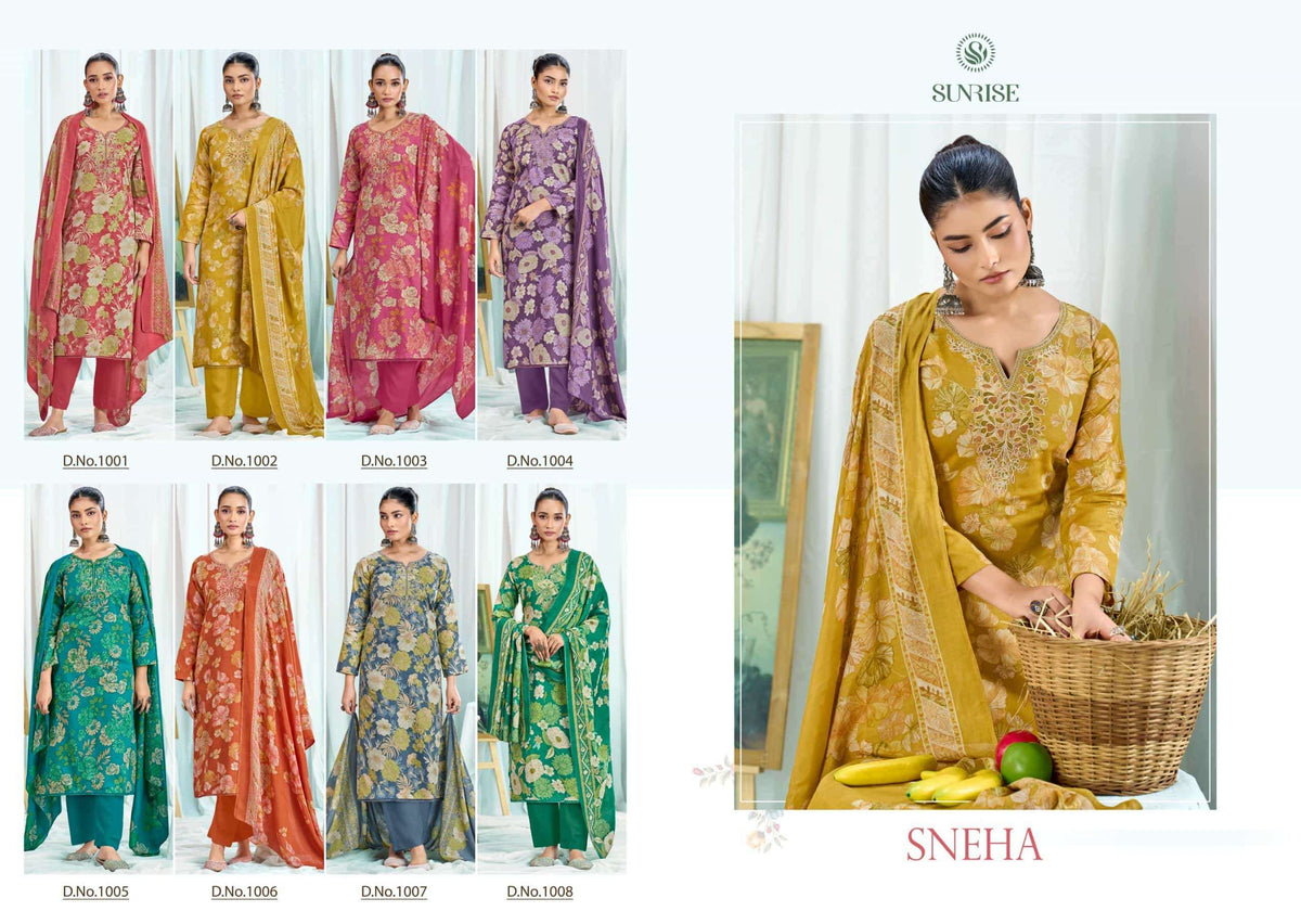 Sunrise Sneha Dress Material - Amrah Wholesale