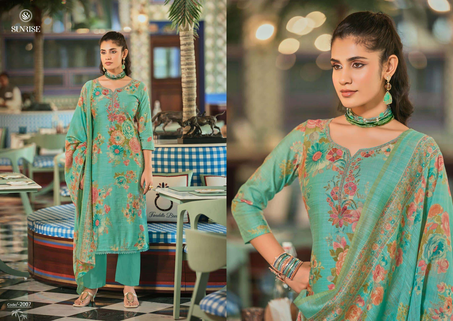 Sunrise Sonali Vol 2 Vintage Silk Dress Material