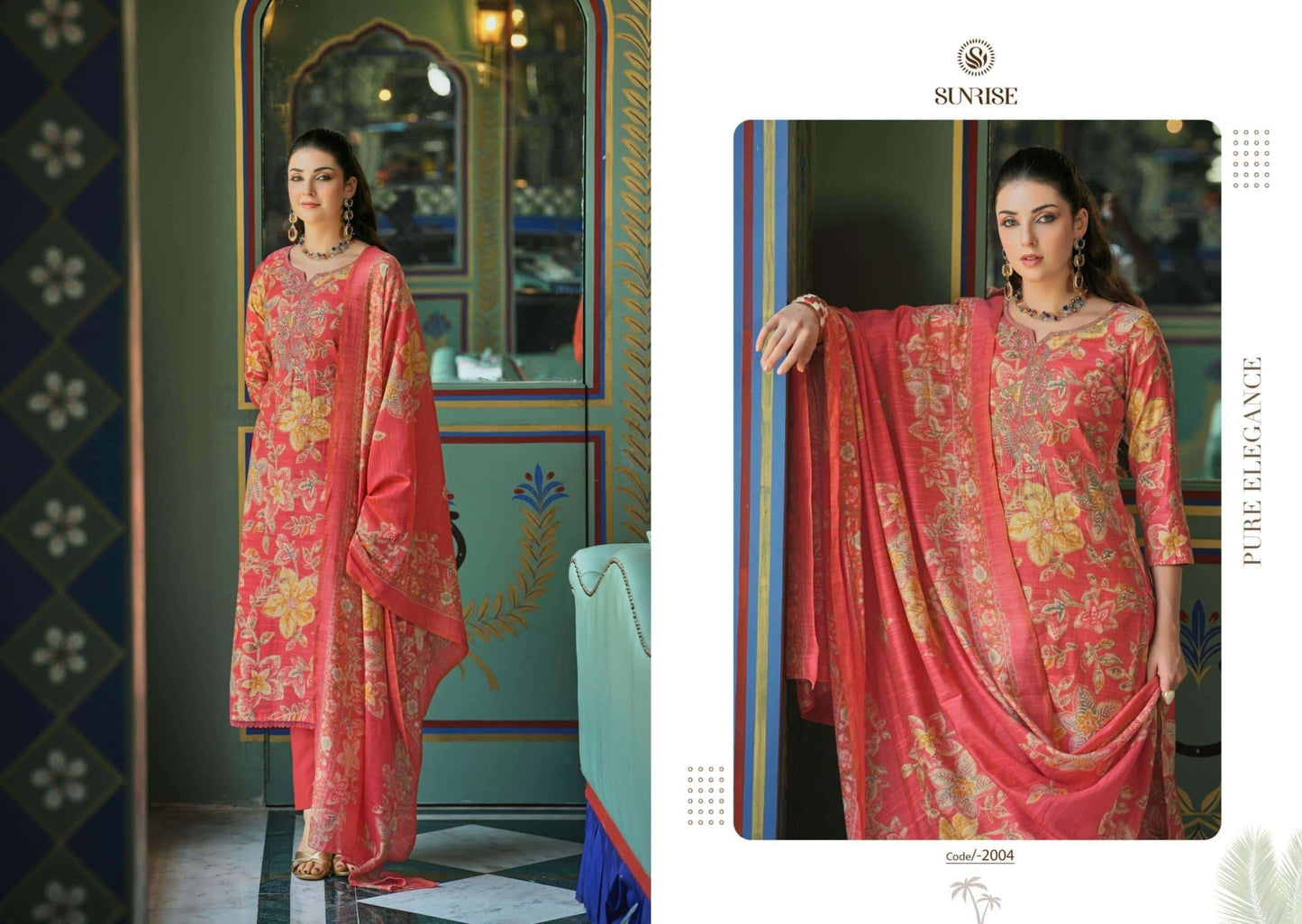 Sunrise Sonali Vol 2 Vintage Silk Dress Material - Amrah Wholesale