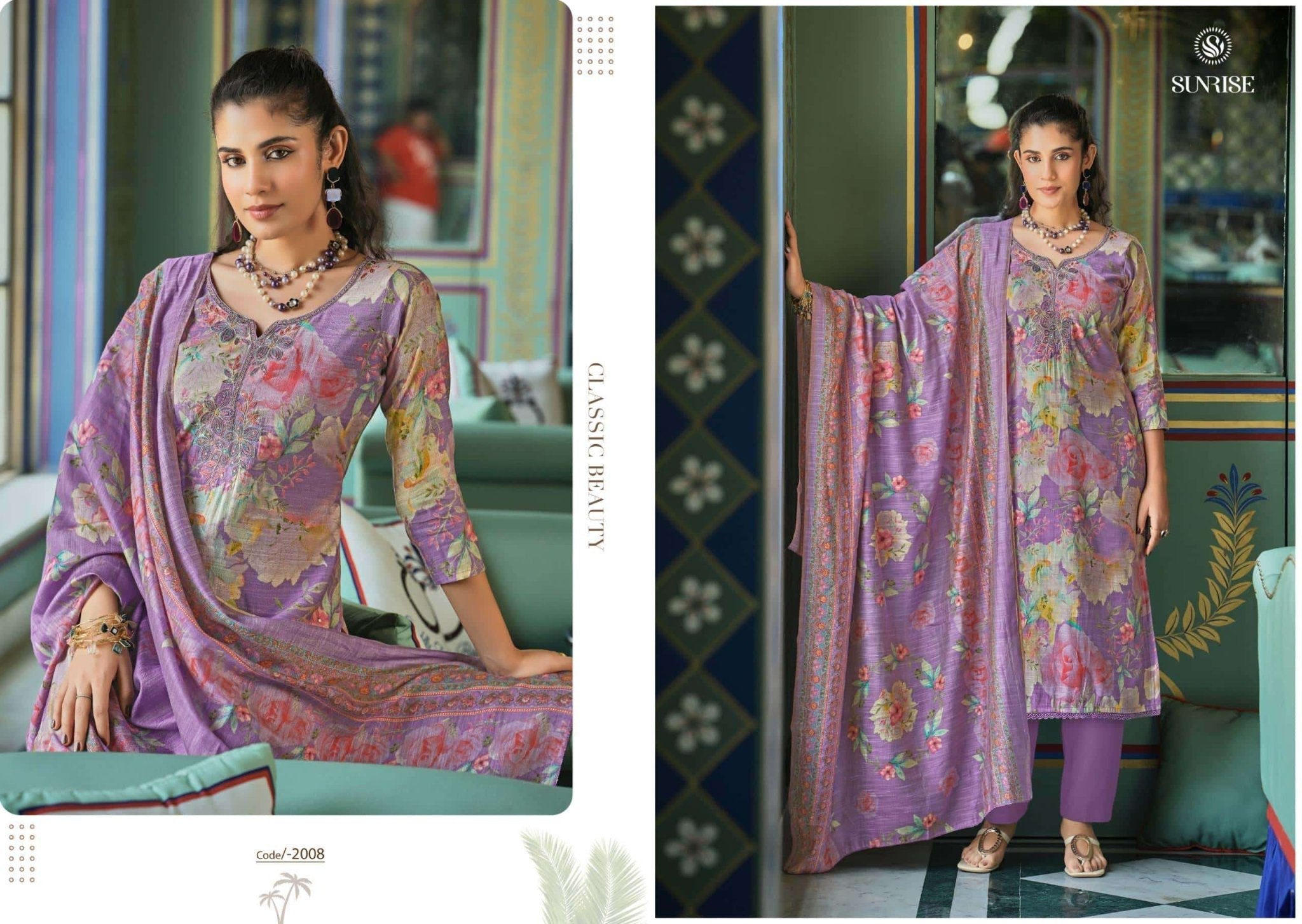 Sunrise Sonali Vol 2 Vintage Silk Dress Material - Amrah Wholesale