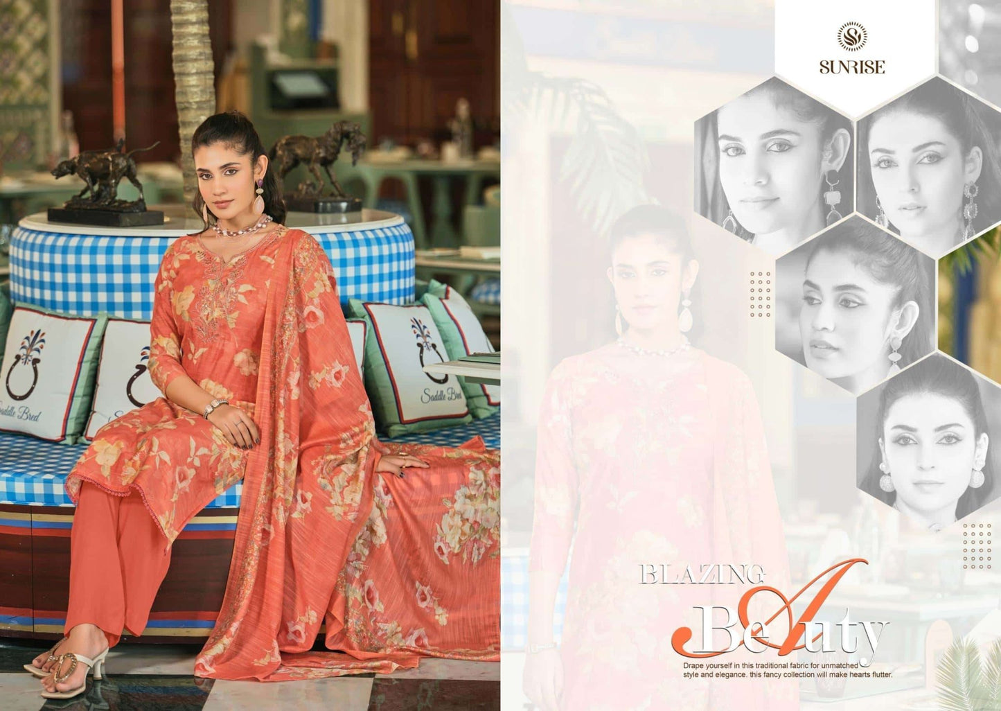 Sunrise Sonali Vol 2 Vintage Silk Dress Material - Amrah Wholesale