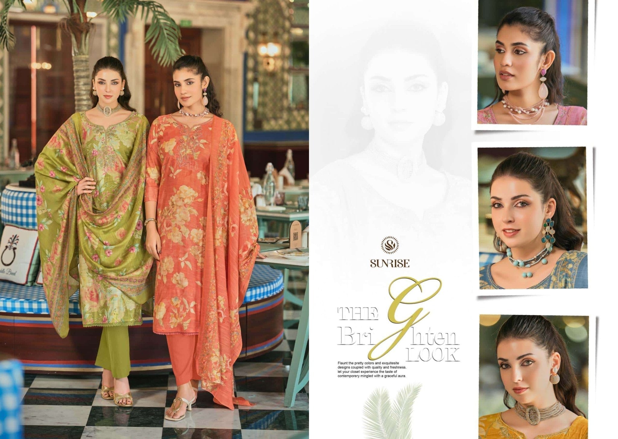 Sunrise Sonali Vol 2 Vintage Silk Dress Material - Amrah Wholesale