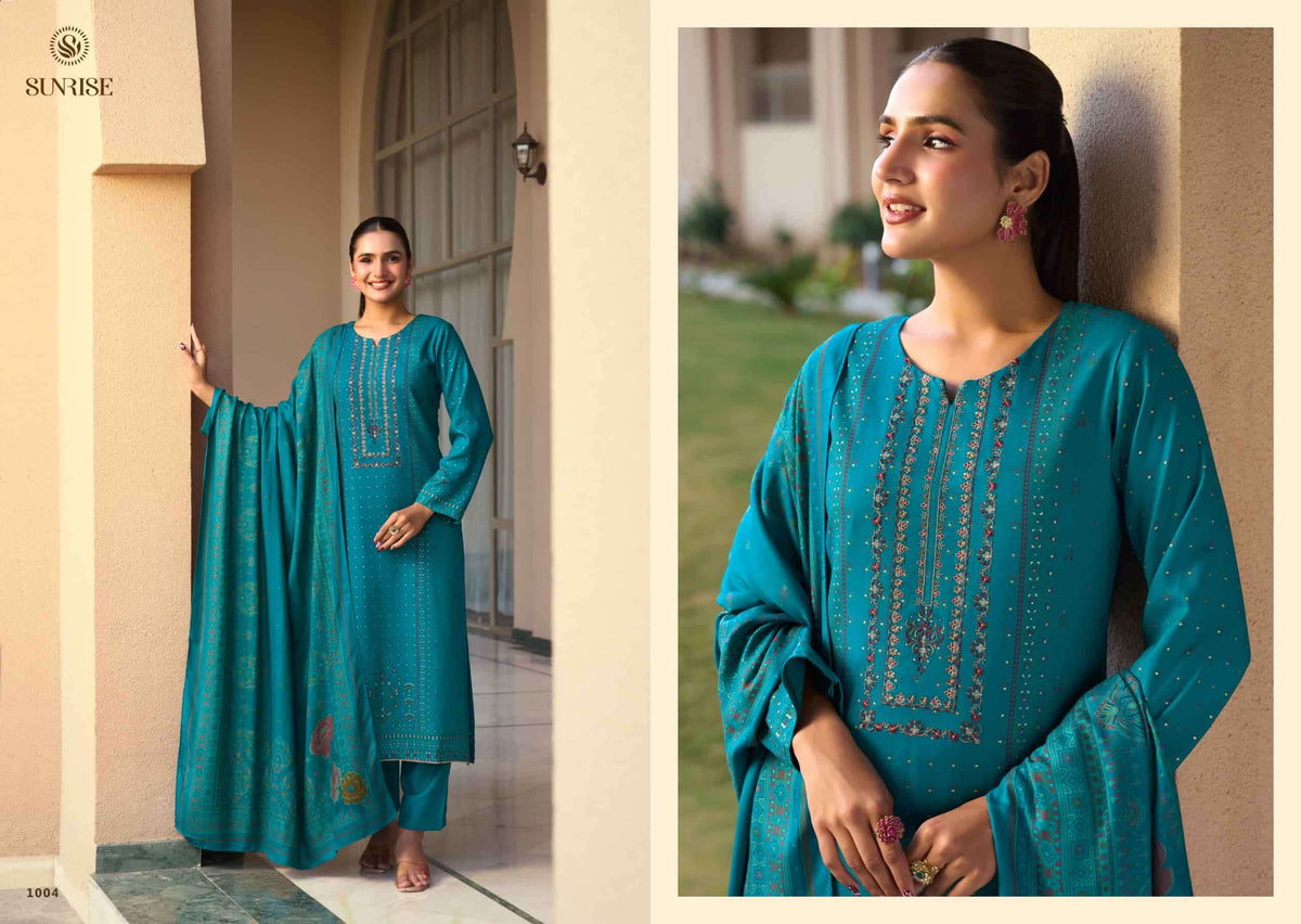Sunrise Sonam Winter Viscose Pashmina Dress Material