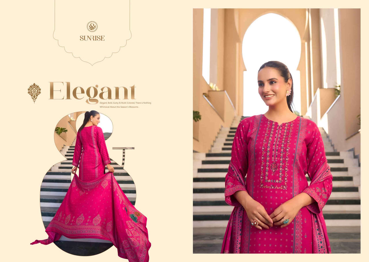 Sunrise Sonam Winter Viscose Pashmina Dress Material