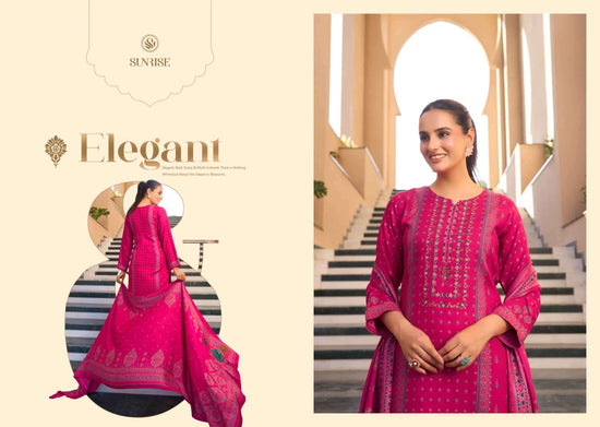 Sunrise Sonam Winter Viscose Pashmina Dress Material
