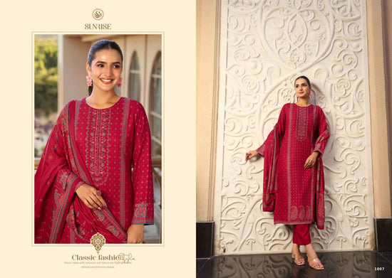 Sunrise Sonam Winter Viscose Pashmina Dress Material
