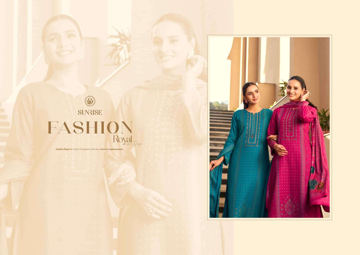 Sunrise Sonam Winter Viscose Pashmina Dress Material