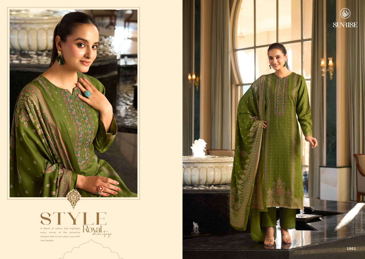 Sunrise Sonam Winter Viscose Pashmina Dress Material