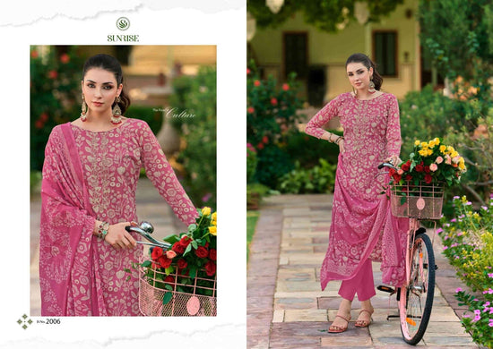 Sunrise Soni Kudi Plus Vol 2 Slub Cotton Dress Material - Amrah Wholesale