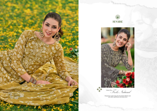 Sunrise Soni Kudi Plus Vol 2 Slub Cotton Dress Material - Amrah Wholesale
