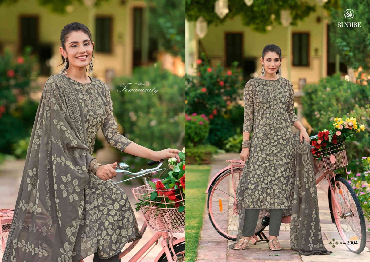 Sunrise Soni Kudi Plus Vol 2 Slub Cotton Dress Material - Amrah Wholesale