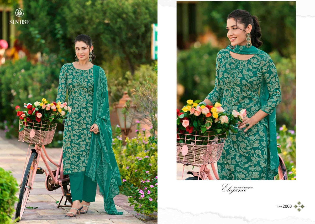 Sunrise Soni Kudi Plus Vol 2 Slub Cotton Dress Material - Amrah Wholesale