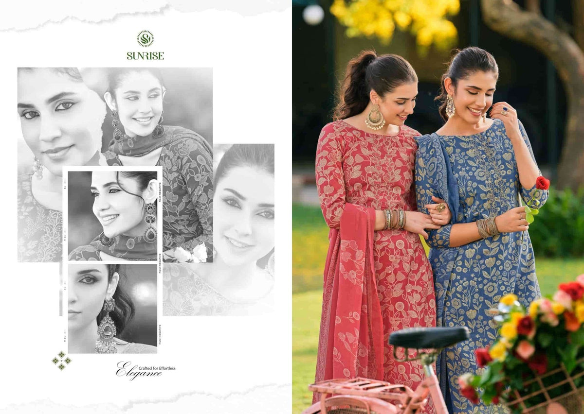 Sunrise Soni Kudi Plus Vol 2 Slub Cotton Dress Material - Amrah Wholesale