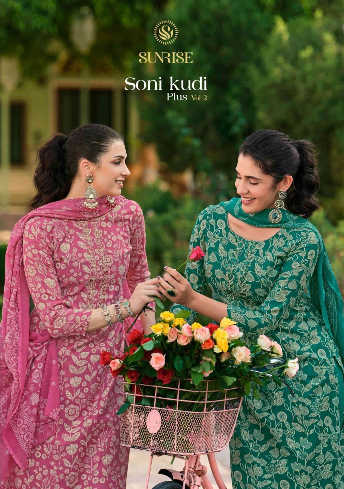 Sunrise Soni Kudi Plus Vol 2 Slub Cotton Dress Material - Amrah Wholesale