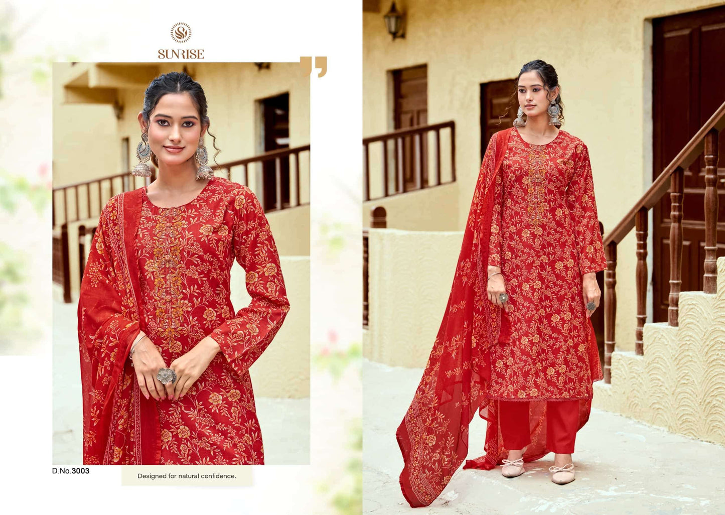 Sunrise Soni Kudi Plus Vol 3 Slub Cotton Foil Print Dress Material