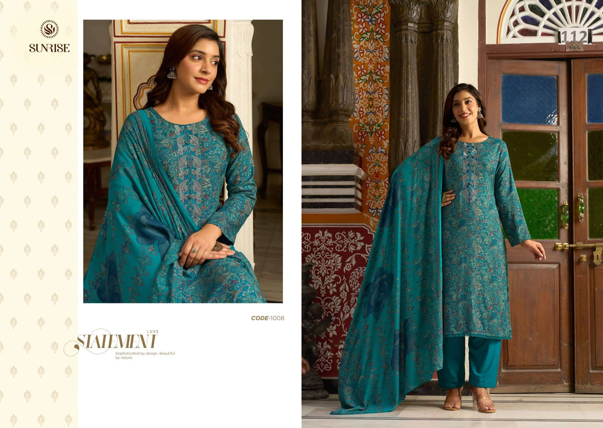 Sunrise Suhana Winter Heavy Viscose Pashmina Dress Material