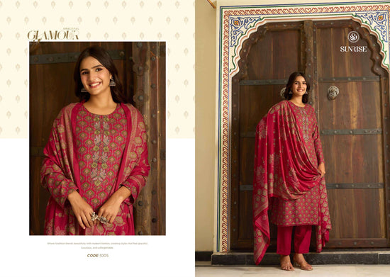 Sunrise Suhana Winter Heavy Viscose Pashmina Dress Material